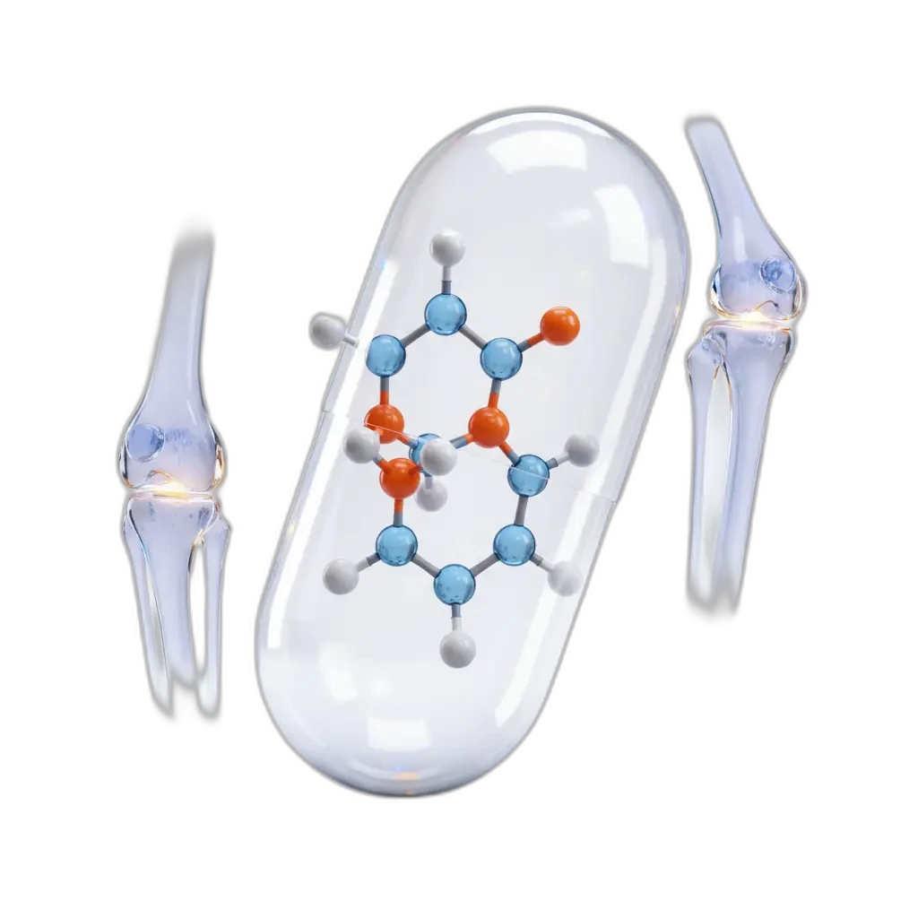 Glucosamine — συστατικό που συμβάλλει στη φυσική ευεξία.